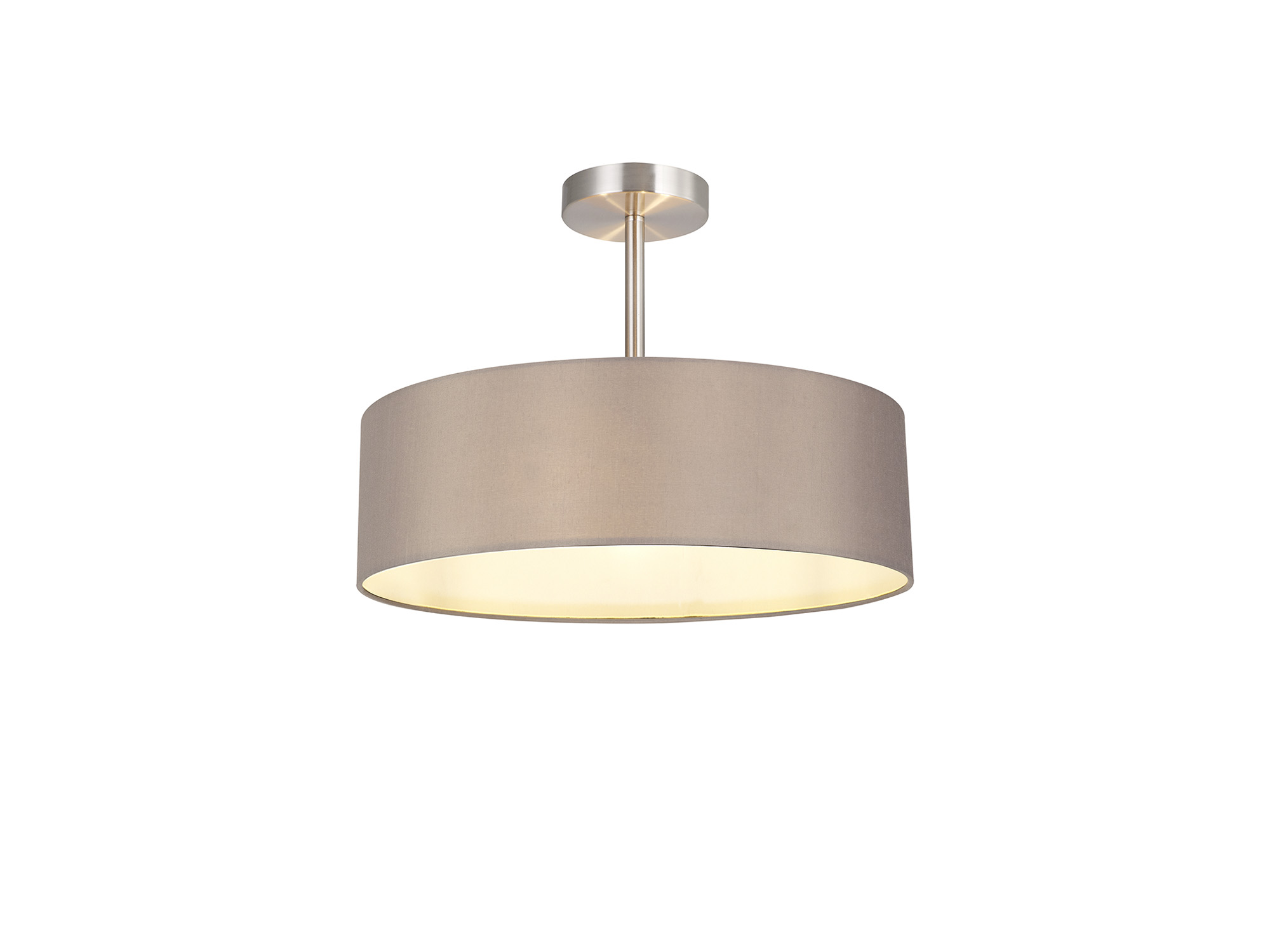 Baymont SN GR Ceiling Lights Deco Semi Flush Fittings